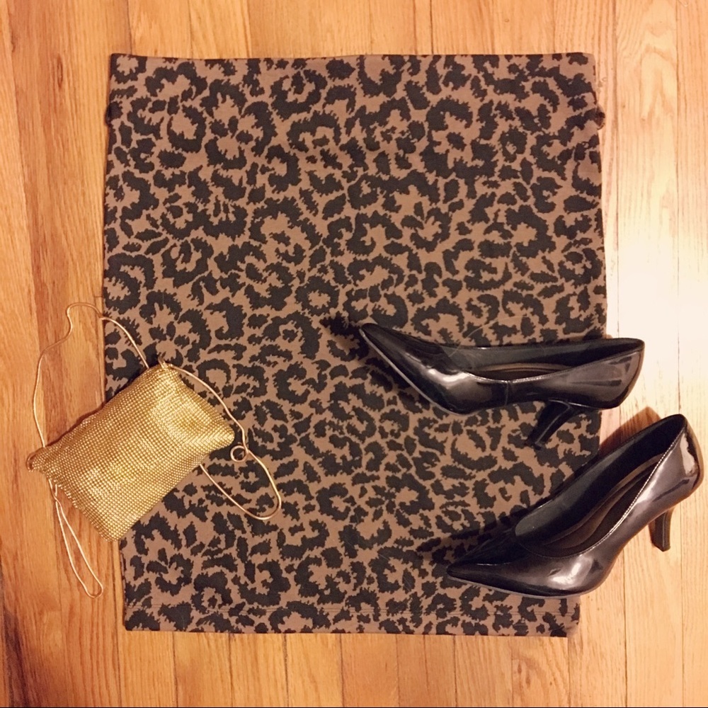 👩🏼Exhilaration Leopard Print 🐾 Skirt XXL
